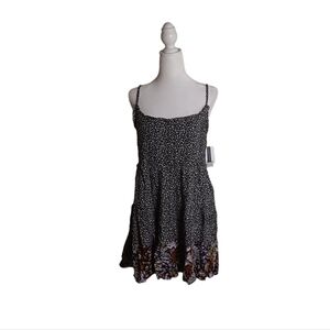 BP Women's  Multi Color Spaghetti Strap Floral Flowy Mini Dress NWT. Siz…